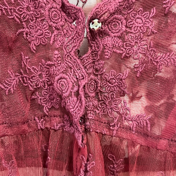 April Cornell Lace cover up size L - Picture 5 of 8